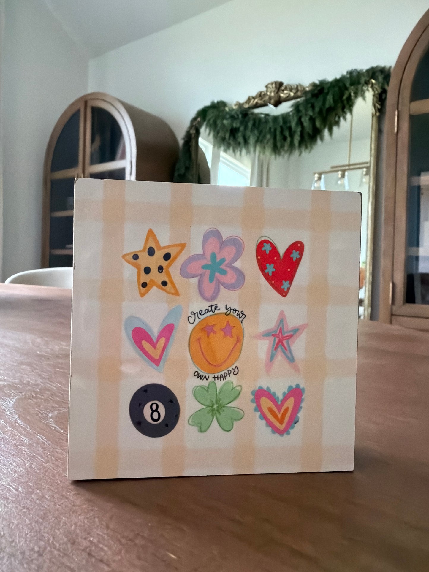Create Your Own Happy 4x4 Block- Doodles By Rebekah