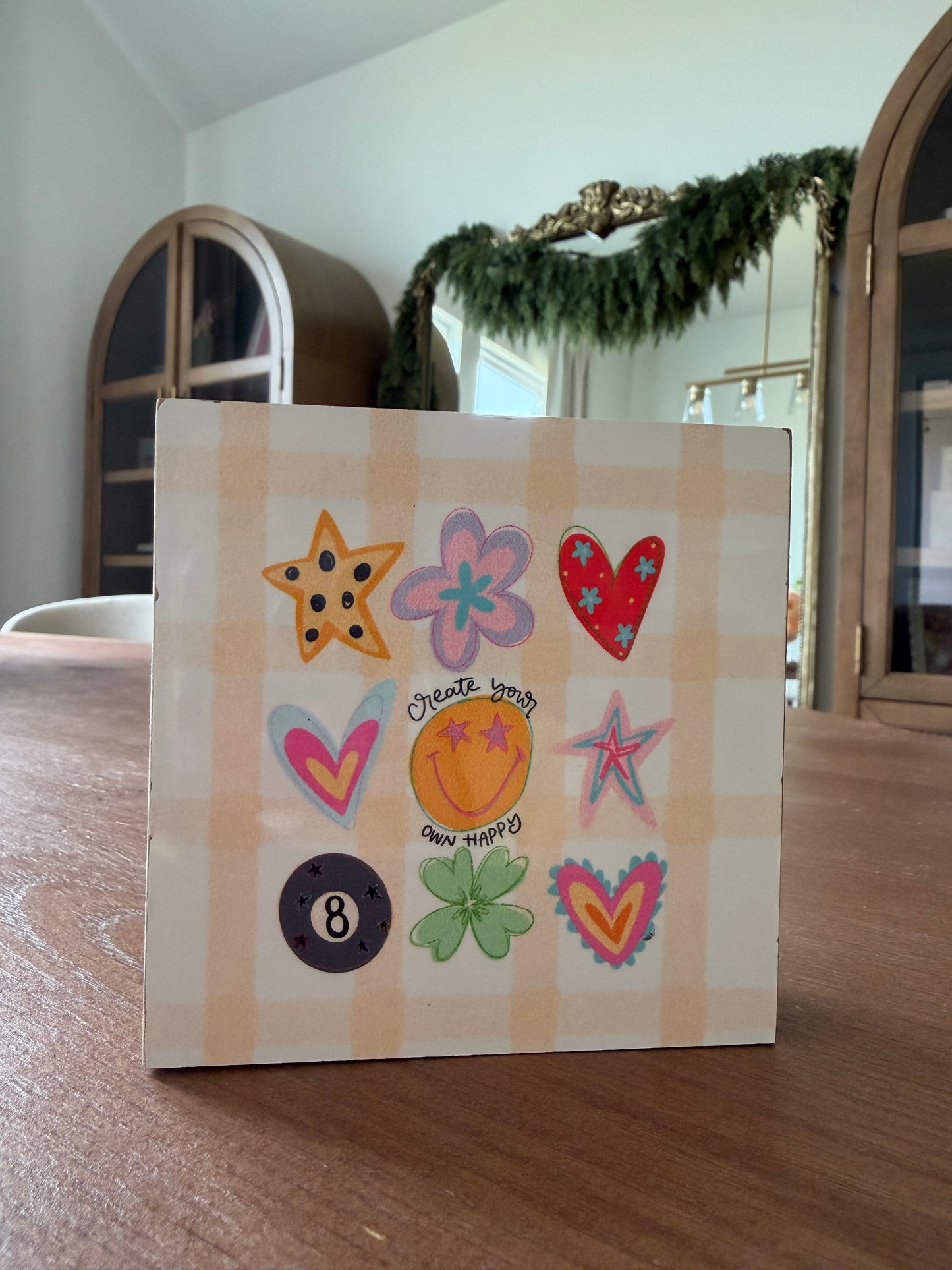 Create Your Own Happy 4x4 Block- Doodles By Rebekah