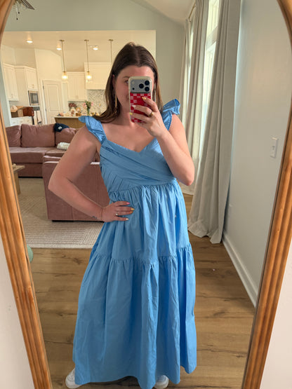 Poplin Maxi Dress