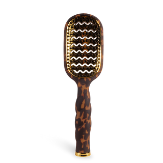 Tortoise vented hair brush by Teleties - House of Me boutique Norman OK