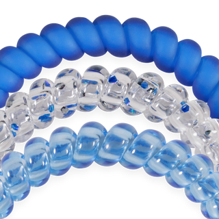 On Call small spiral hair ties by Teleties in hair - House of Me boutique Norman OK