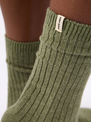 Women's Plush Lounge Calf Sock 3-Pack.