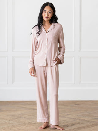 Women's Bamboo Stretch-Knit Long Sleeve Pajama Top (Collective)