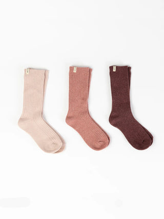 Women's Plush Lounge Calf Sock 3-Pack.