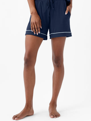 Women's Bamboo Rib-Knit Classic Pajama Short.