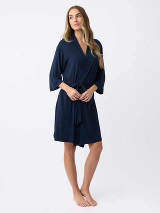 Women's Bamboo Stretch-Knit Kimono Robe.