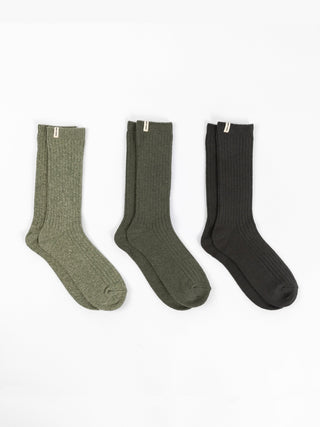 Women's Plush Lounge Calf Sock 3-Pack.