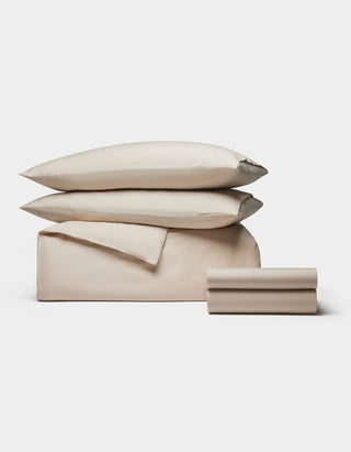 Soft-Wash Cotton Bedding Deluxe Bundle - Silk.