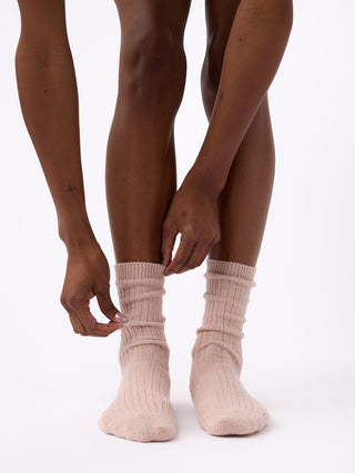 Women's Plush Lounge Calf Sock.