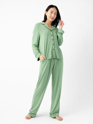 Women's Bamboo Stretch-Knit Long Sleeve Pajama Top (Collective)
