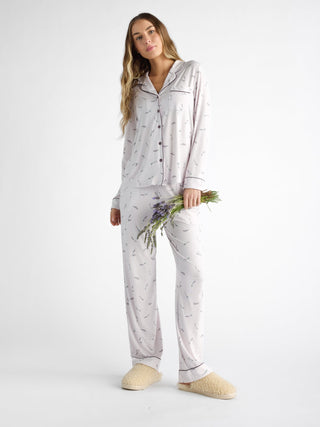 Women's Bamboo Stretch-Knit Long Sleeve Pajama Top (Collective)
