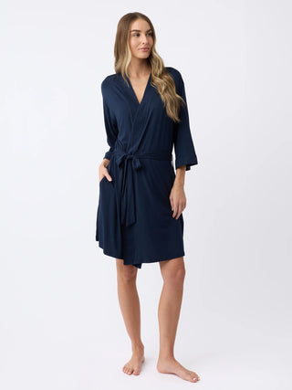 Women's Bamboo Stretch-Knit Kimono Robe.