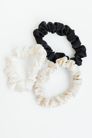 Silk Skinny Scrunchies.