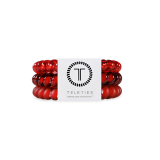 Red Carpet Ready small spiral hair ties by Teleties - House of Me boutique Norman OK