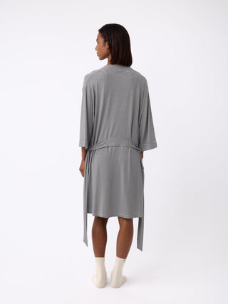 Women's Bamboo Stretch-Knit Kimono Robe.