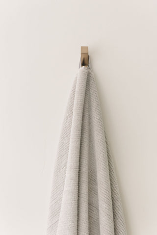 Ribbed Terry Bath Towel Set.