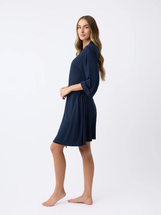 Women's Bamboo Stretch-Knit Kimono Robe.