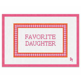 Favorite Daughter needlepoint canvas by Duo Threads - House of Me boutique Norman OK