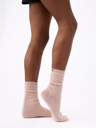 Women's Plush Lounge Calf Sock.