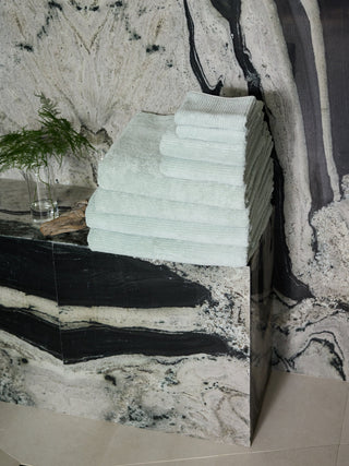 Ribbed Terry Bath Towel Set.