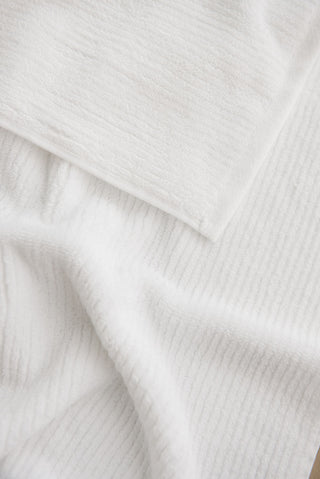 Ribbed Terry Bath Towel Set.
