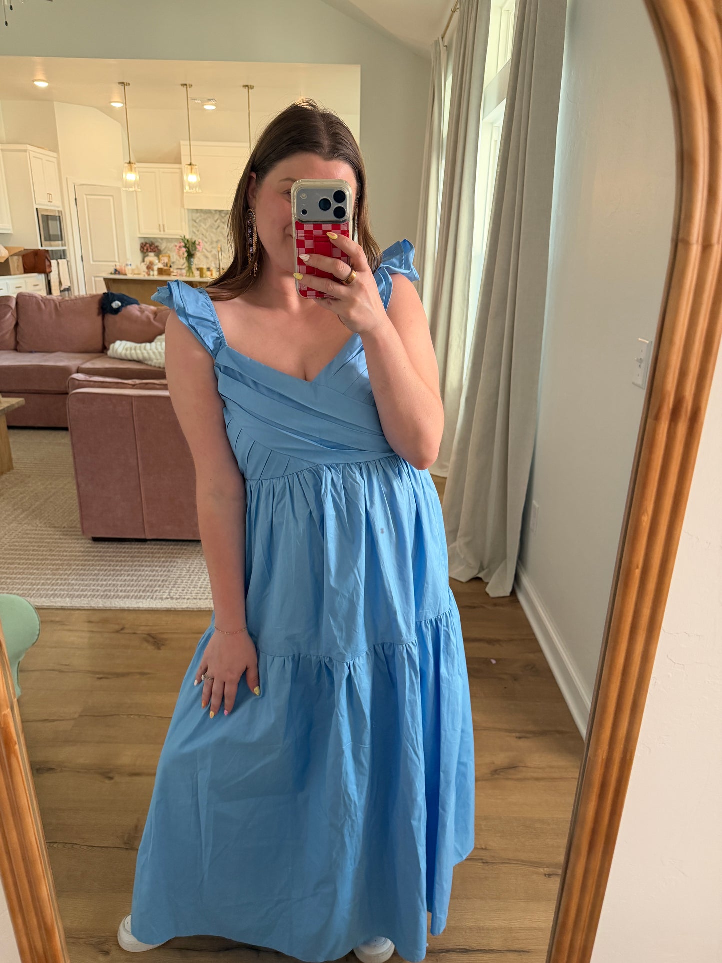 Poplin Maxi Dress