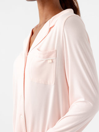 Women's Bamboo Stretch-Knit Long Sleeve Pajama Set - Tall.