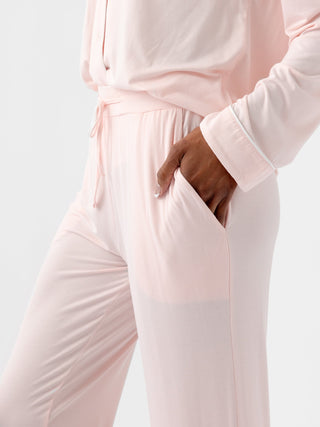 Women's Bamboo Stretch-Knit Long Sleeve Pajama Set - Tall.