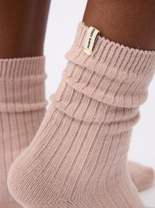 Women's Plush Lounge Calf Sock.