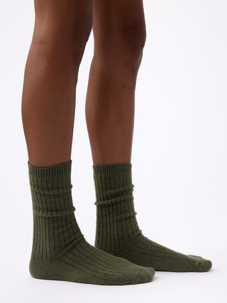 Women's Plush Lounge Calf Sock.