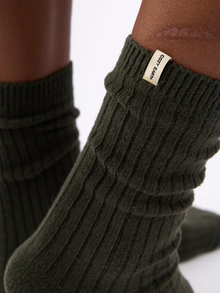 Women's Plush Lounge Calf Sock 3-Pack.