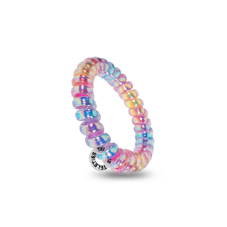 Eat Glitter for Breakfast large spiral hair ties by Teleties styled view - House of Me boutique Norman OK