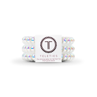 Peppermint small spiral hair ties by Teleties - House of Me boutique Norman OK