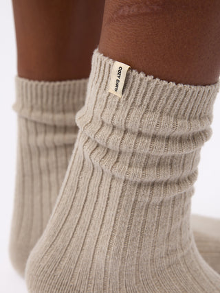 Women's Plush Lounge Calf Sock 3-Pack.