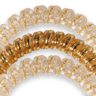 Luxury Living small spiral hair ties by Teleties detail view - House of Me boutique Norman OK