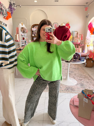 Sara Balloon Sleeve Sweater