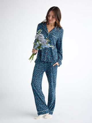 Women's Bamboo Stretch-Knit Long Sleeve Pajama Top (Collective)