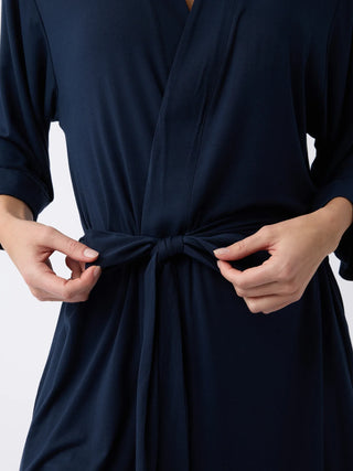 Women's Bamboo Stretch-Knit Kimono Robe.