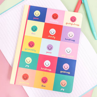 Fruit Of The Spirit Smiley Faces Flex Bound Journal.