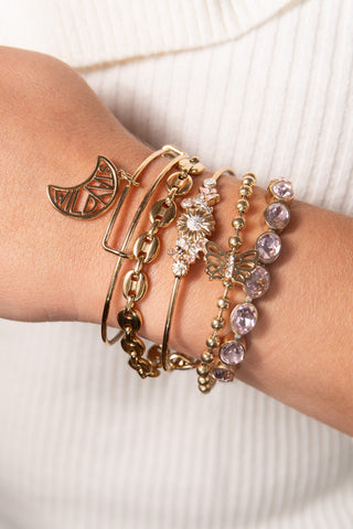 Floral Inline Bangle.