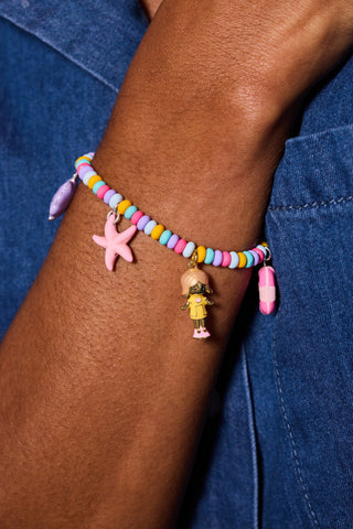 Polly Pocket™ Limited Edition Pool Party Stretch Charm Bracelet.