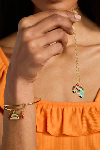 Taco Truck Locket Necklace.