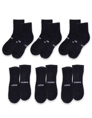 Men's Essential Quarter Sock 6-Pack.