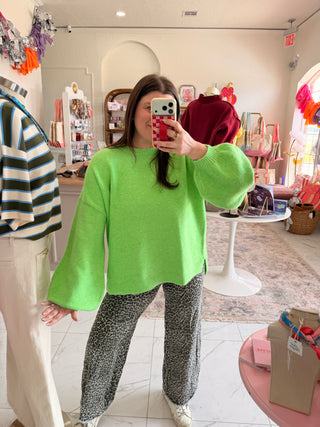 Sara Balloon Sleeve Sweater