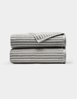 Ribbed Terry Bath Towel Set.