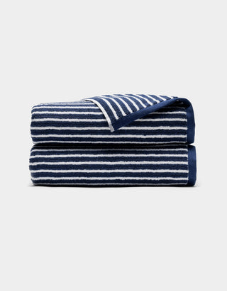 Ribbed Terry Bath Towel Set.