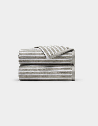 Ribbed Terry Bath Towel Set.