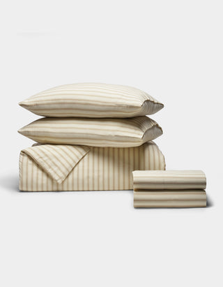 Soft-Wash Cotton Bedding Deluxe Bundle - Silk.