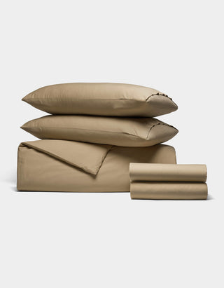 Soft-Wash Cotton Bedding Deluxe Bundle - Silk.