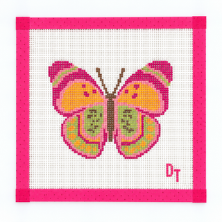 Butterfly needlepoint canvas by Duo Threads - House of Me boutique Norman OK